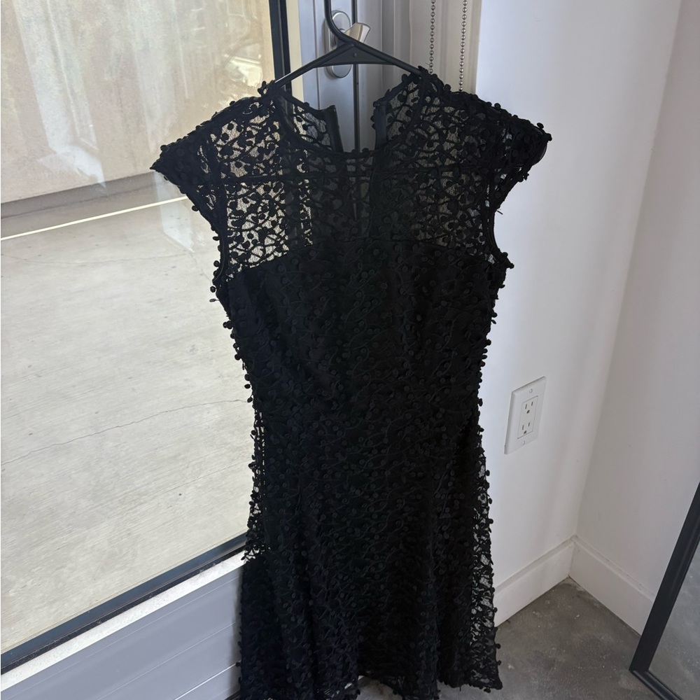 Calvin Klein Black Lace Midi Dress